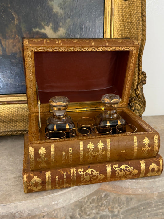 Antique French Liquor Tantalus