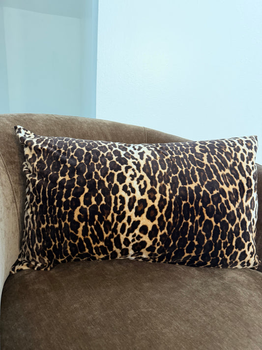 Leopard Print Soft Velvet Sham