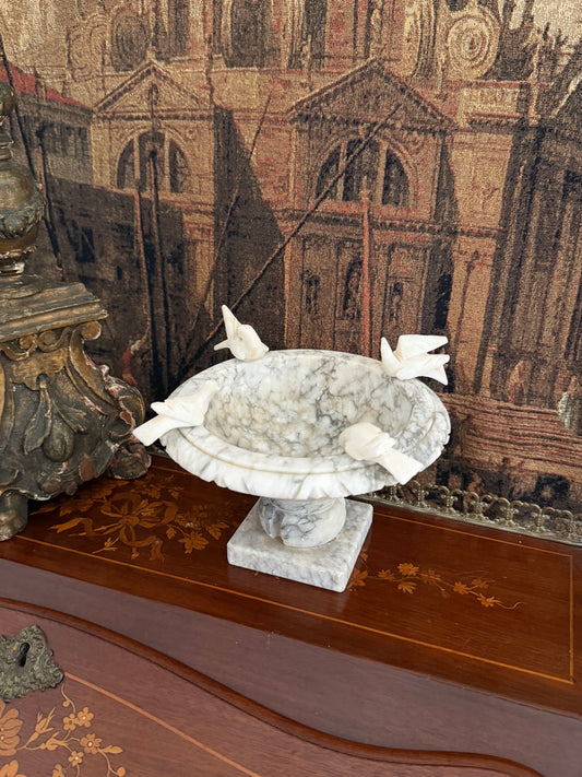 Alabaster Birdbath