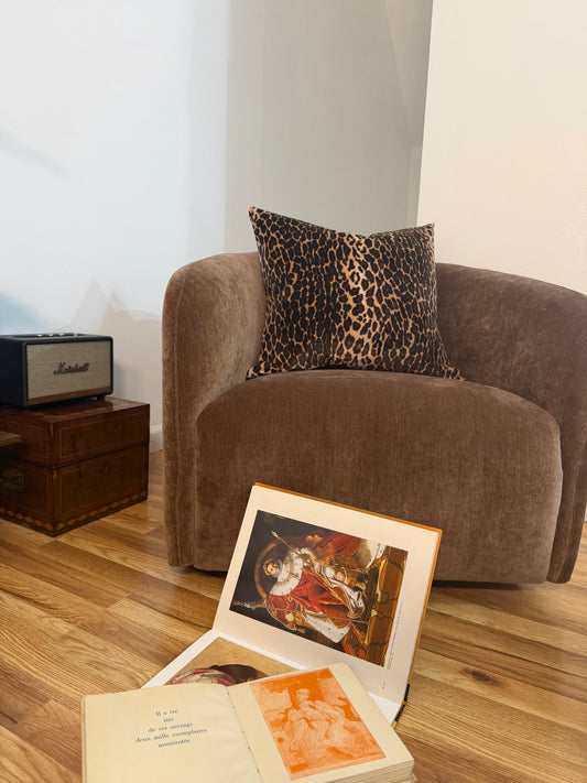 Leopard Print Soft Velvet Sham