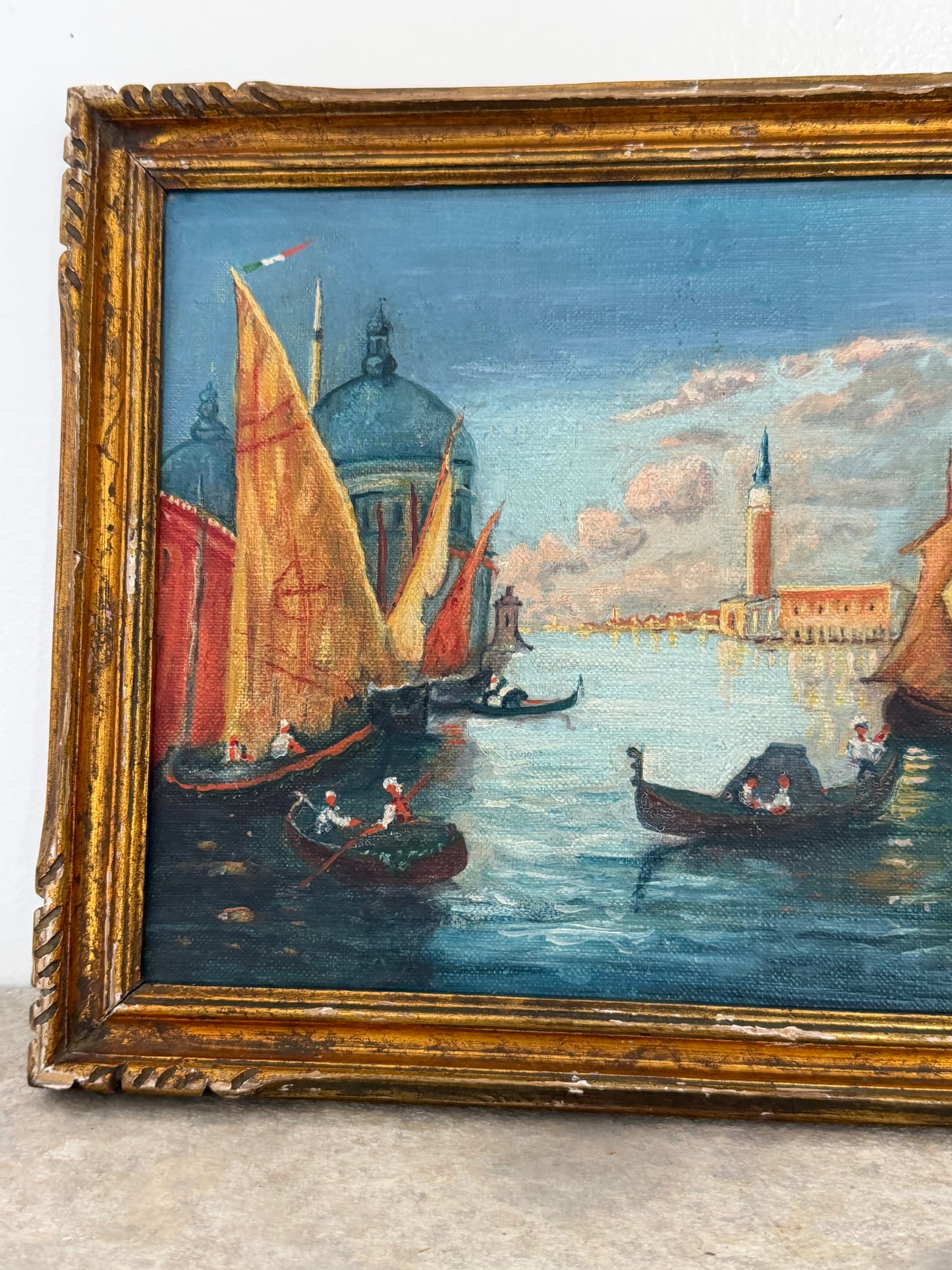 Set of Vibrant Paintings of Venice