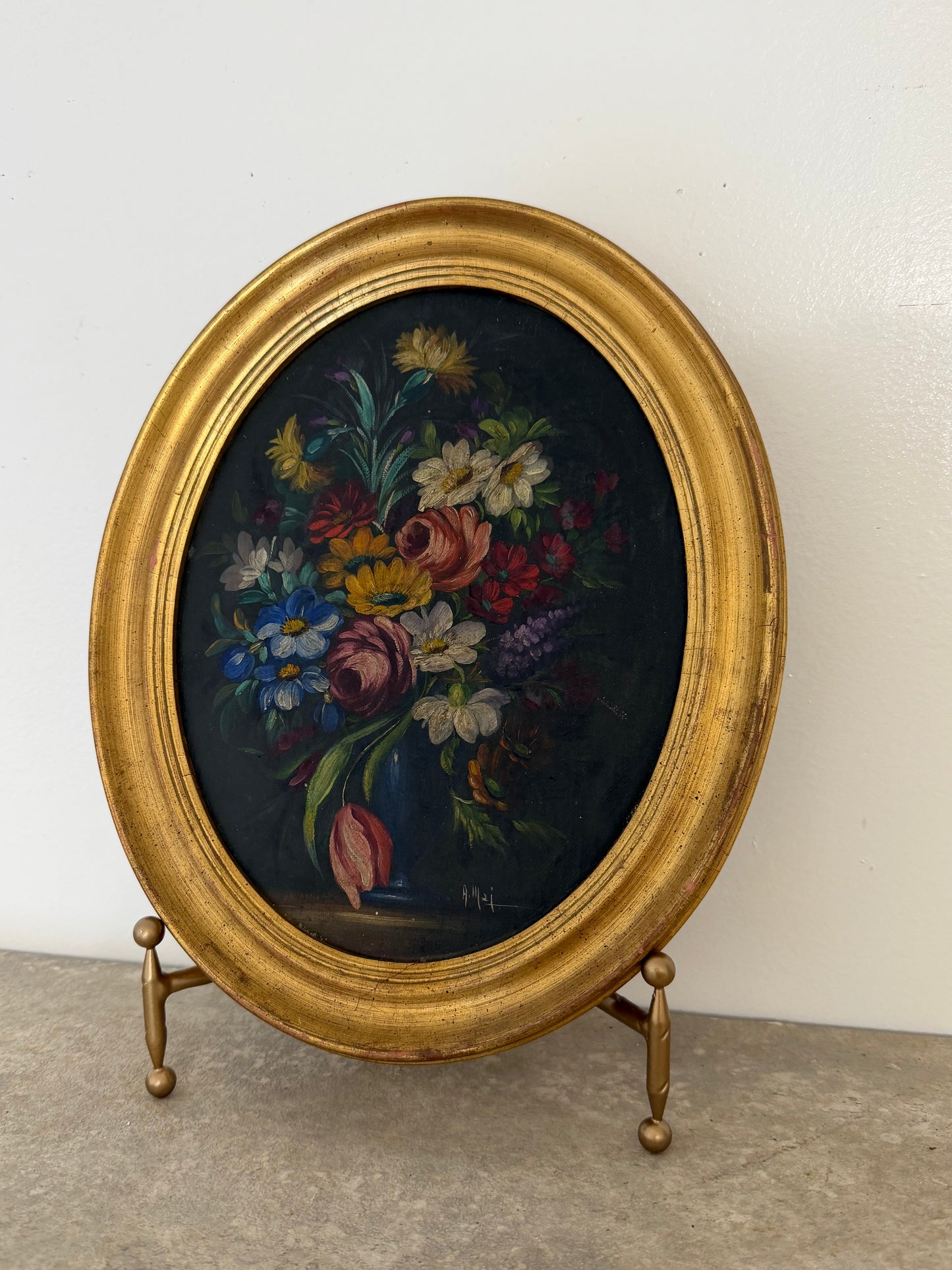 Moody Floral Painting