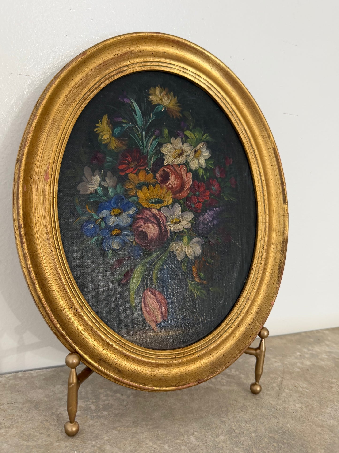 Moody Floral Painting