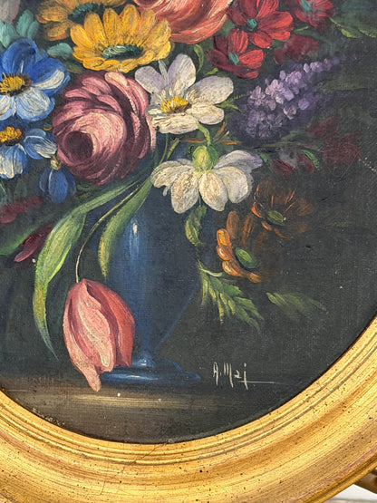 Moody Floral Painting